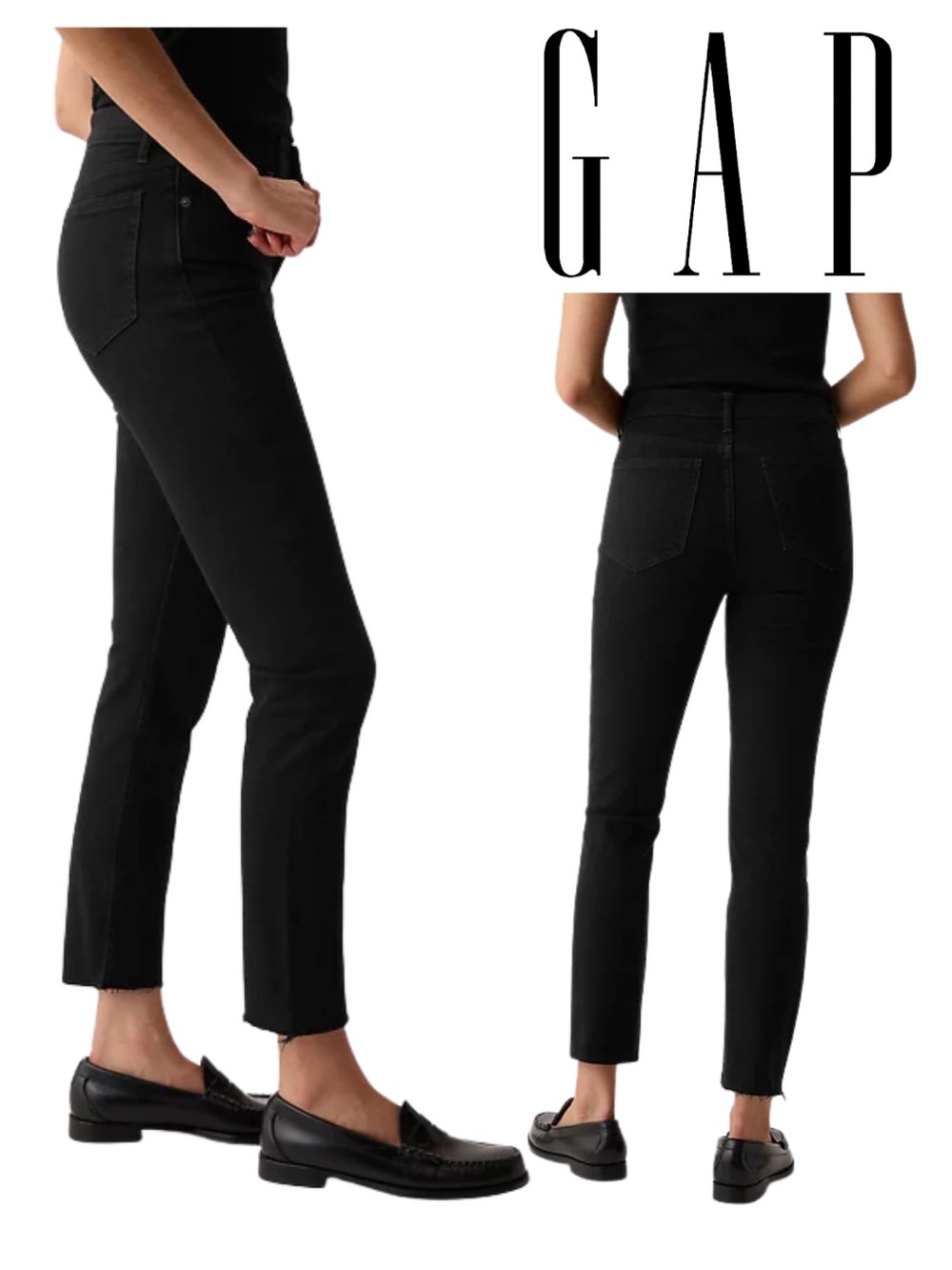 NWT GAP Black VINTAGE SLIM MID RISE Jeans